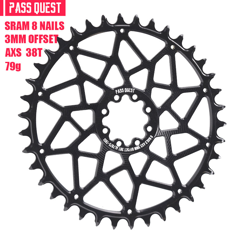SRAM Force/AXS 8 Nails (3mm offset) Round Narrow Wide Chainring