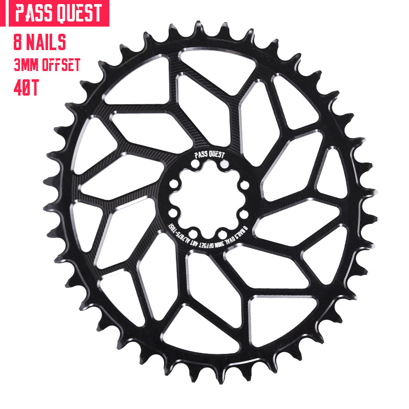 FORCE 8-Peg (3mm offset) Direct Mount Crank Oval XX SL Narrow Wide Chainring