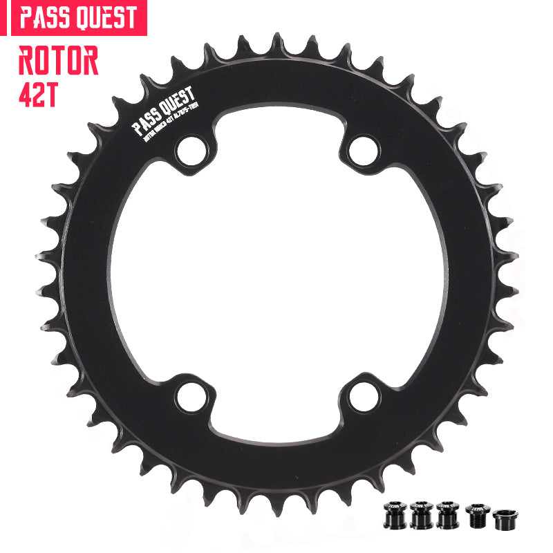 ROTOR-110BCD Round AERO Narrow Wide Chainring – PASS QUEST