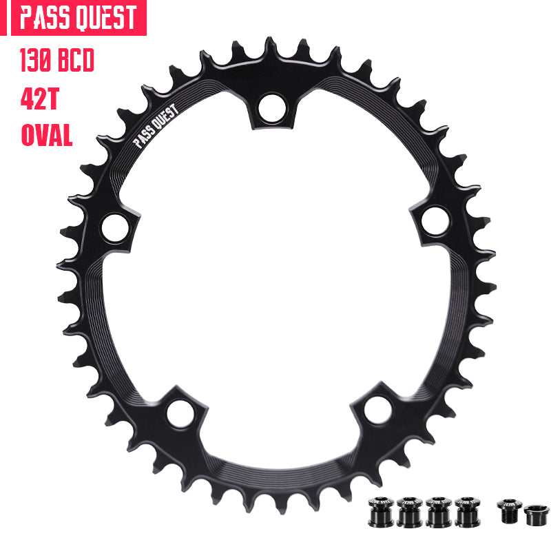 130 BCD (5-bolt) Oval  Narrow Wide Chainring