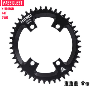 SHIMANO X110 BCD (4-bolt Hollow) Oval/Round Narrow Wide Chainring