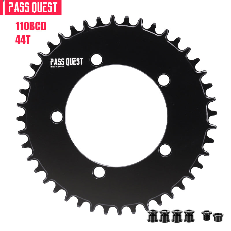 110BCD (5-bolt AERO)Round Road Bike Foldable Bicycle Narrow Wide Chainring
