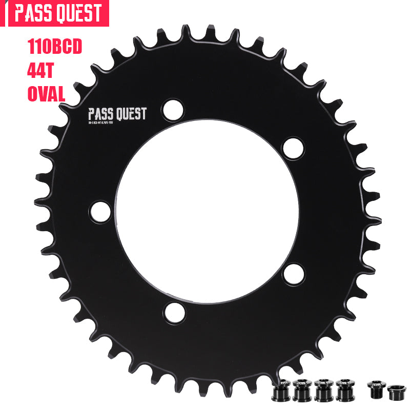 110BCD (5-bolt AERO) Oval Road Bike Fold Bike Narrow Wide Chainring