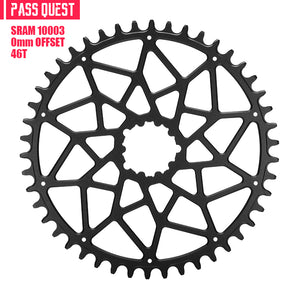 SRAM 3 Nails (0mm offset) Road Bike Power Crank Narrow Wide Chainring