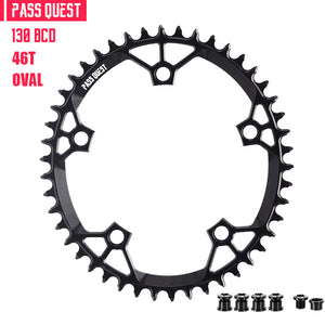 130 BCD (5-bolt) Oval  Narrow Wide Chainring