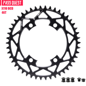 SHIMANO X110 BCD (4-bolt Hollow) Oval/Round Narrow Wide Chainring