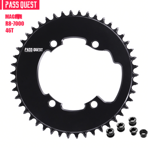 110BCD R8-7000 (4-bolt AERO) Round/Magene Narrow Wide Chainring