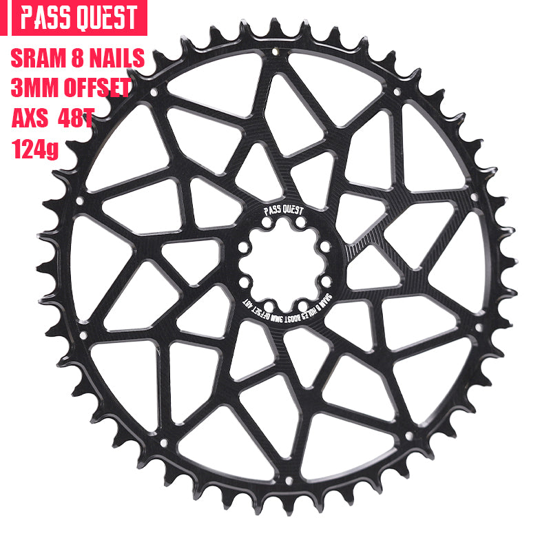 SRAM Force/AXS 8 Nails (3mm offset) Round Narrow Wide Chainring