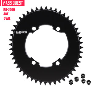SHIMANO R8-7000 110BCD  (4-bolt AERO) Oval Narrow Wide Chainring