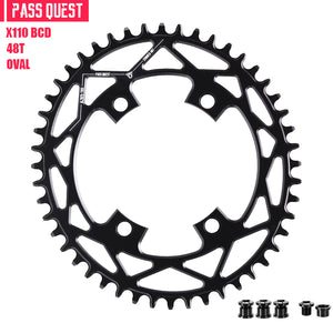 SHIMANO X110 BCD (4-bolt) Oval narrow wide chainring