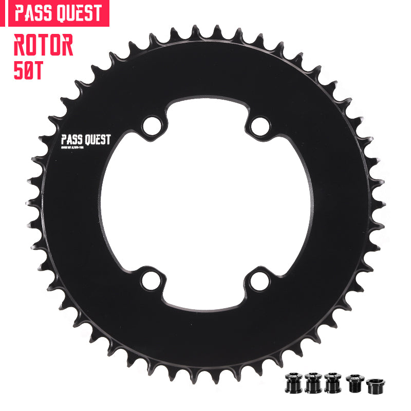 名作 ROTOR-110BCD Round AERO Narrow Wide Chainring – PASS QUEST パーツ