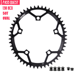 130 BCD (5-bolt) Oval  Narrow Wide Chainring