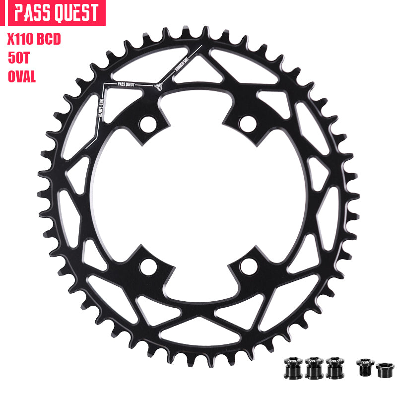 SHIMANO X110 BCD (4-bolt Hollow) Oval/Round Narrow Wide Chainring