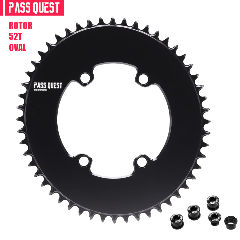 ROTOR-110BCD Oval AERO Narrow Wide Chainring – PASS QUEST