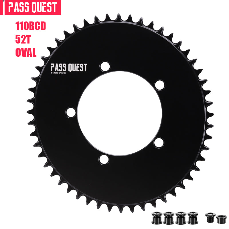 110BCD (5-bolt AERO) Oval Road Bike Fold Bike Narrow Wide Chainring