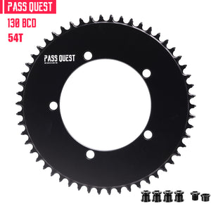 130 BCD (5-bolt AERO) Round Narrow Wide Chainring