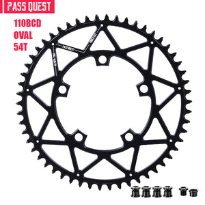 110BCD (5-bolt Hollow) Round Road Bike Narrow Wide Chainring
