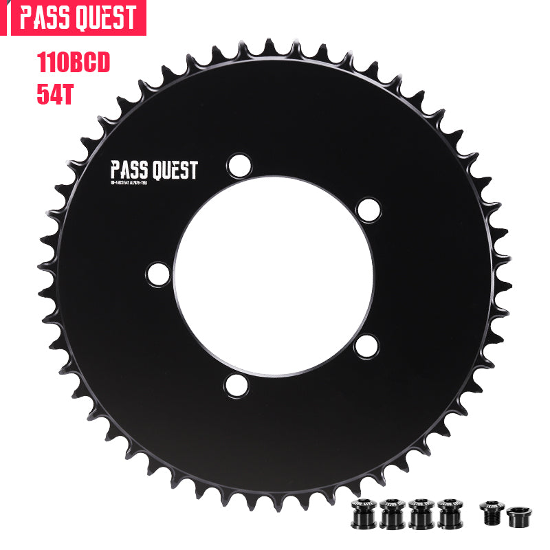 110BCD (5-bolt AERO)Round Road Bike Foldable Bicycle Narrow Wide Chainring