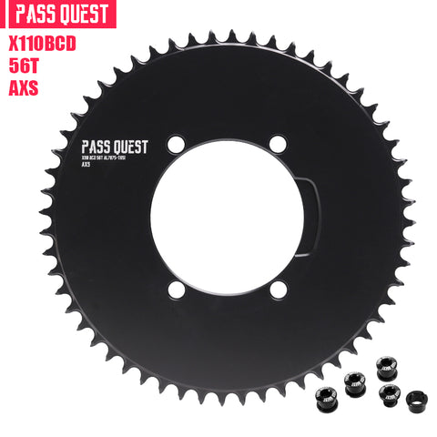 PASS QUEST Adapter Converter for FORCE 8 bolt to X110BCD AXS12-Speed