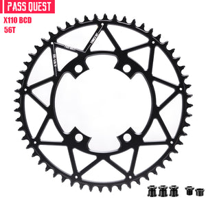SHIMANO X110 BCD (4-bolt Hollow) Oval/Round Narrow Wide Chainring