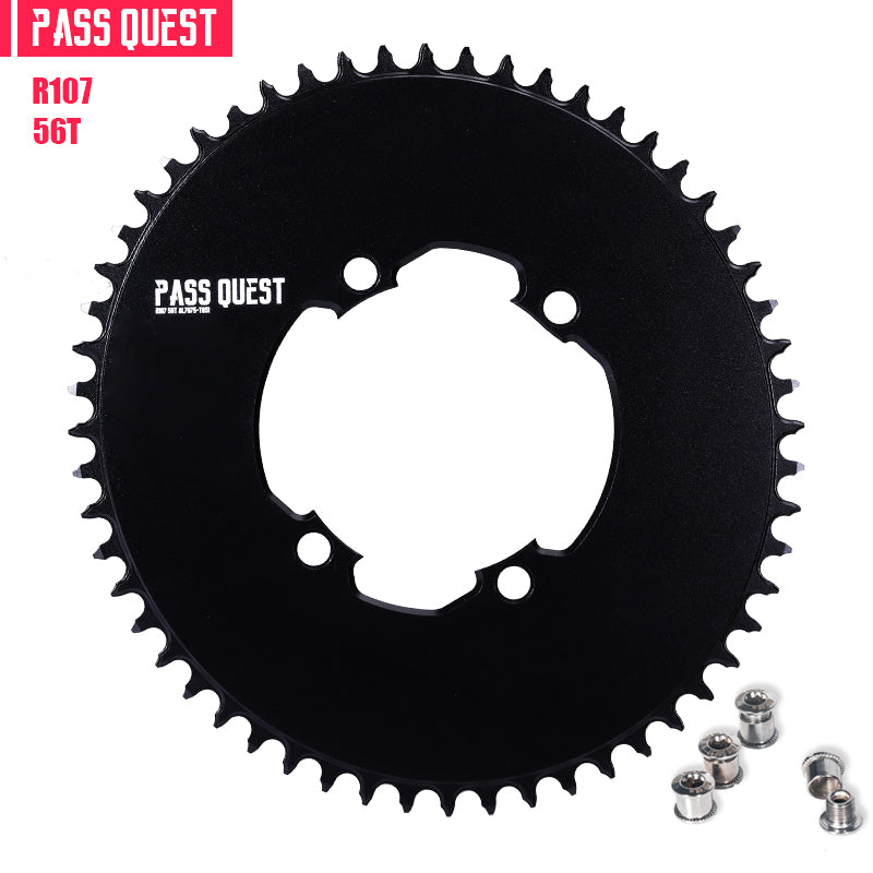 SRAM R107BCD (4-bolt) Oval AERO Narrow Wide Chainring