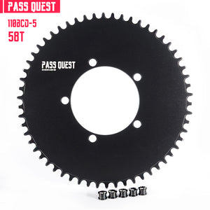 110BCD (5-bolt AERO)Round Road Bike Foldable Bicycle Narrow Wide Chainring