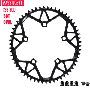 130 BCD (5-bolt) Oval  Narrow Wide Chainring