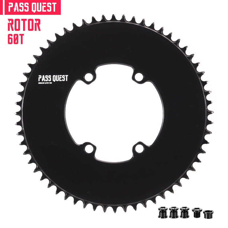 ROTOR-110BCD Round AERO Narrow Wide Chainring – PASS QUEST
