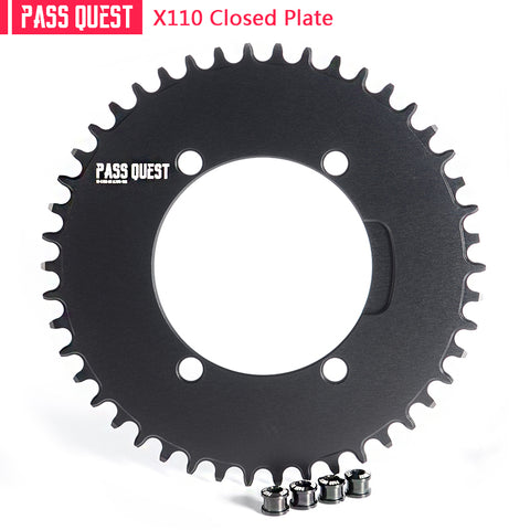 SHIMANO X110 BCD (4-bolt AERO) Oval/ Round  Narrow Wide Chainring