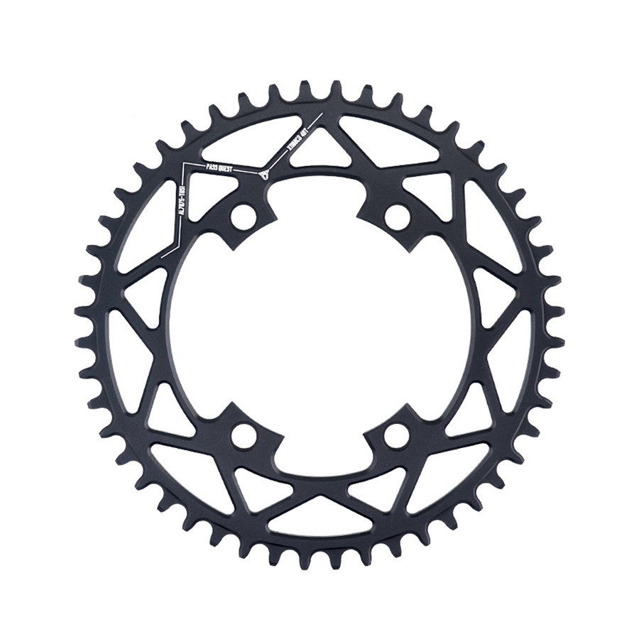 SHIMANO X110 BCD (4-bolt Hollow) Oval/Round Narrow Wide Chainring